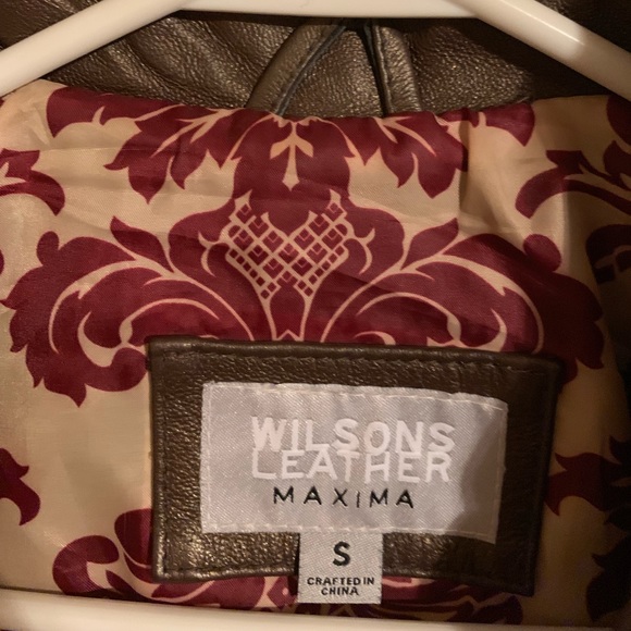 Wilson’s Leather Maxima, Brown Leather Jacket - Picture 2 of 2
